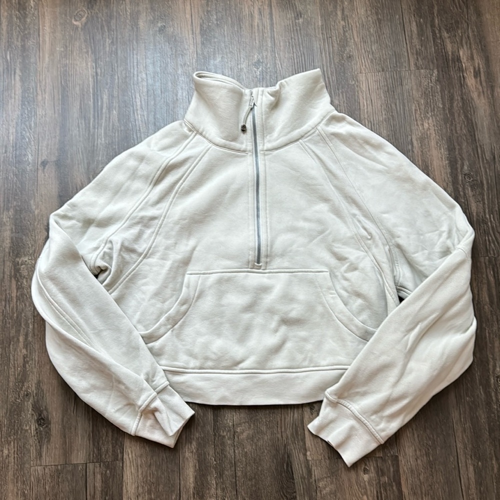 Lululemon Scuba Cropped Quarter Zip